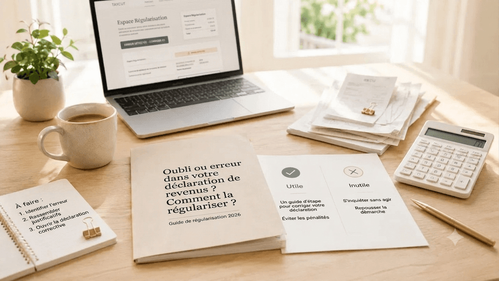 Oubli ou erreur dans votre déclaration de revenus ? Comment la régulariser ?